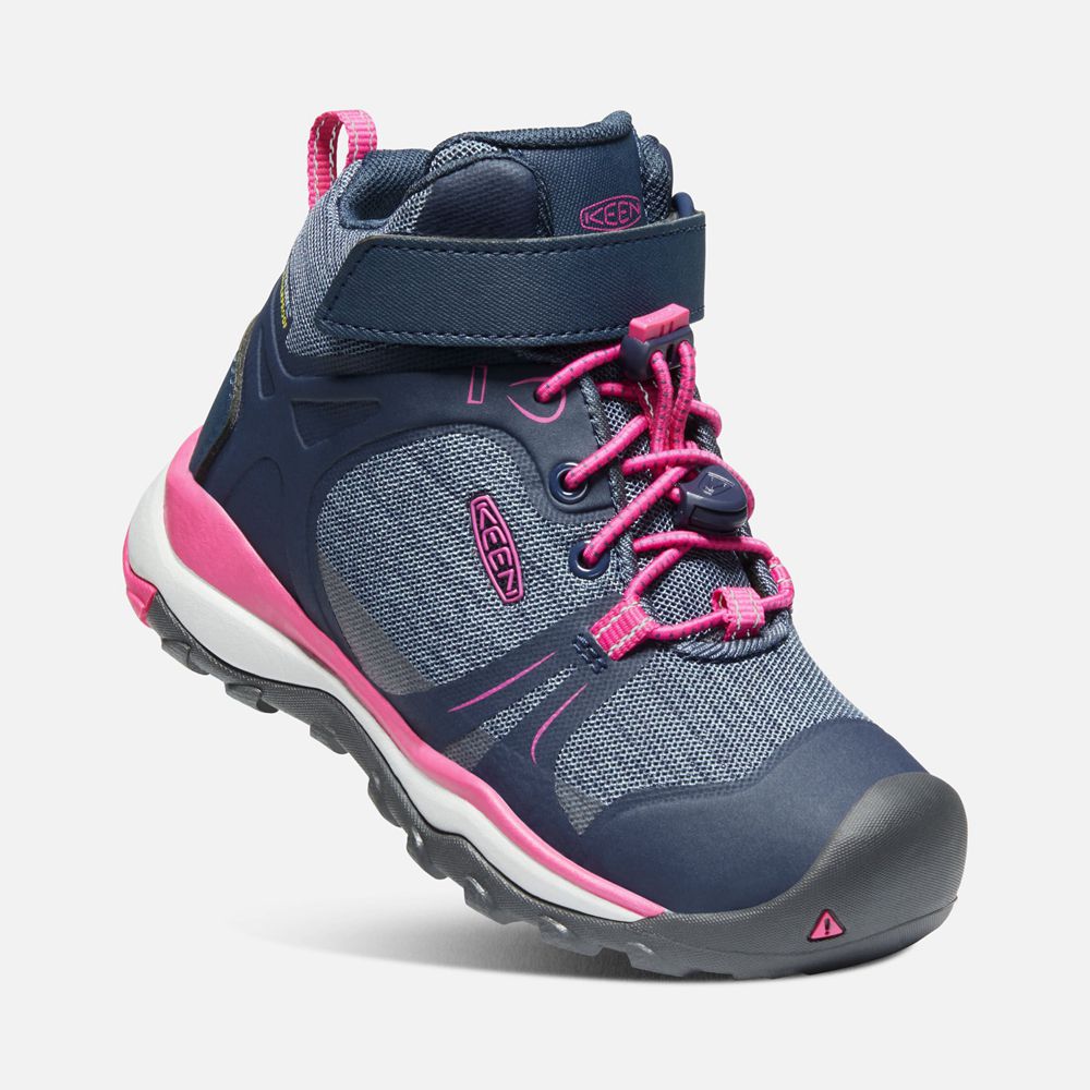 Keen Laarzen Kinderen Blauw/Roze - Terradora Ii Waterproof - 87921-MQBU